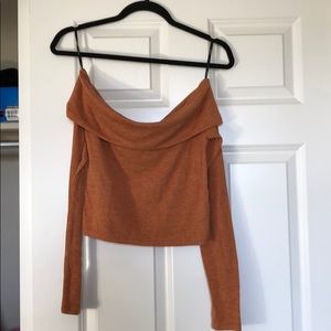 Forever 21 Off the shoulder long sleeve